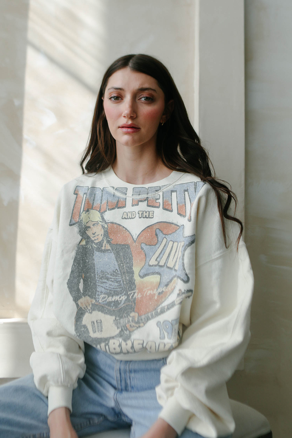 People Of Leisure - Wholesale Graphic Sweatshirt - Women's - Tom Petty and the Heart 1979 Sweatshirt5