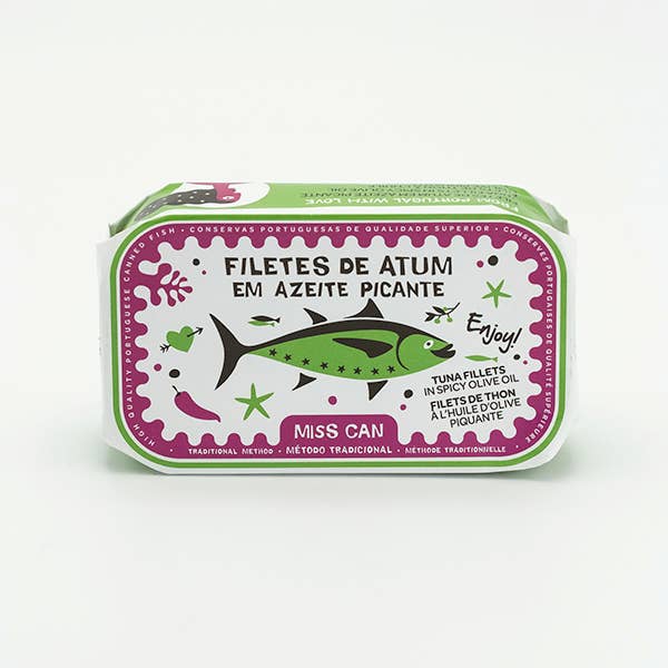 Miss Can - Wholesale Tinned Fish - Tuna Fillets In Spicy Olive Oil