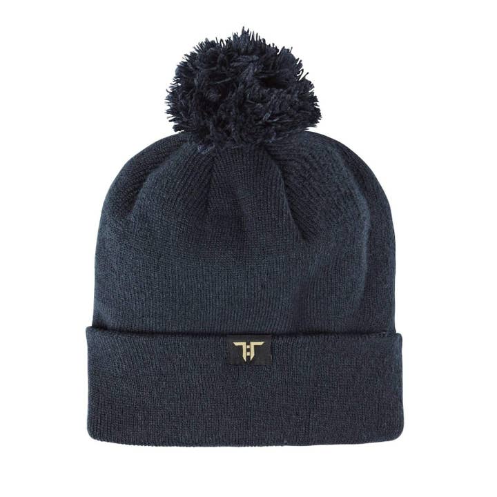 Chapeau pompon Tokyo Time Urban - Bleu marine pour la vente par Tokyo Time