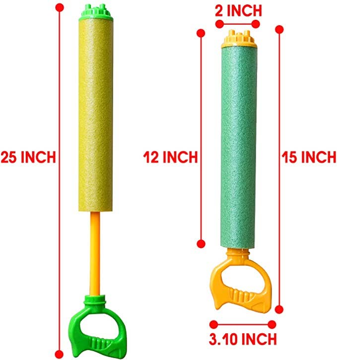 Lelaffet – wholesale Beach/pool toy – Child & baby – 4 Set Super Soaker Water Squirt Shooter Water Blaster Toys4