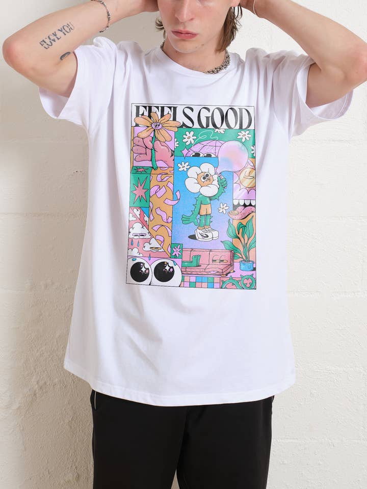 Threadheads - Wholesale T-shirt (graphic) – women's - Feels Good T-Shirt4