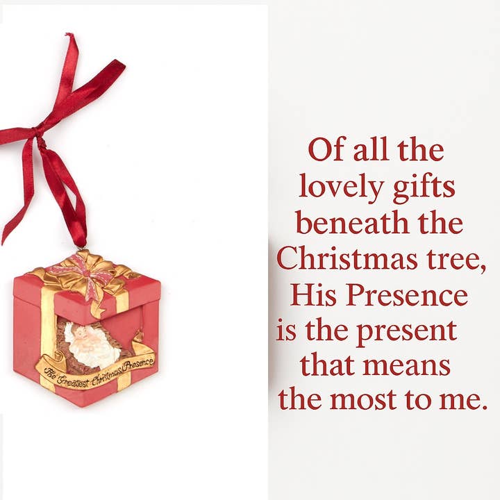 Ornement de Noël Présence Suprême - Cadeau Chrétien pour la vente par Factory Direct Craft
