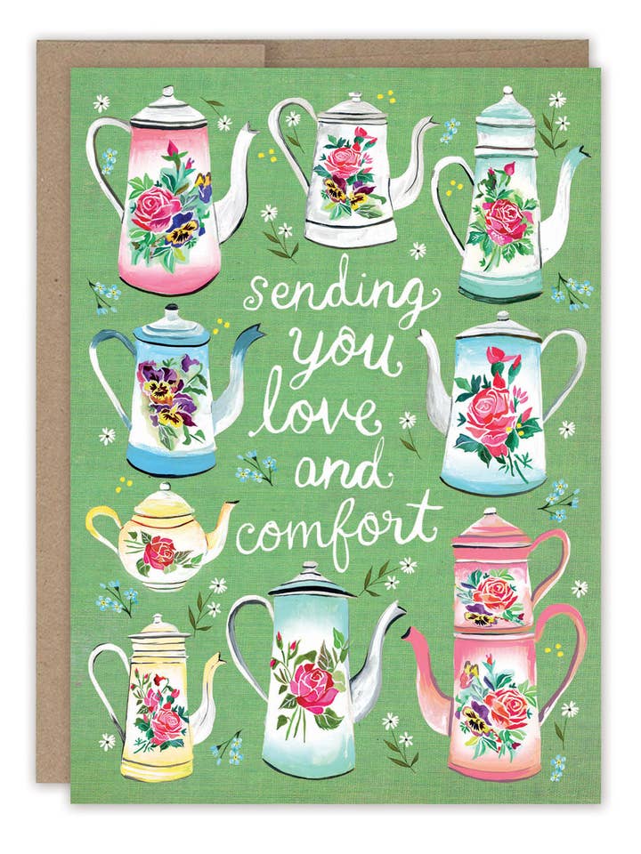 Theepotten Get Well-kaart voor wholesale door Biely & Shoaf