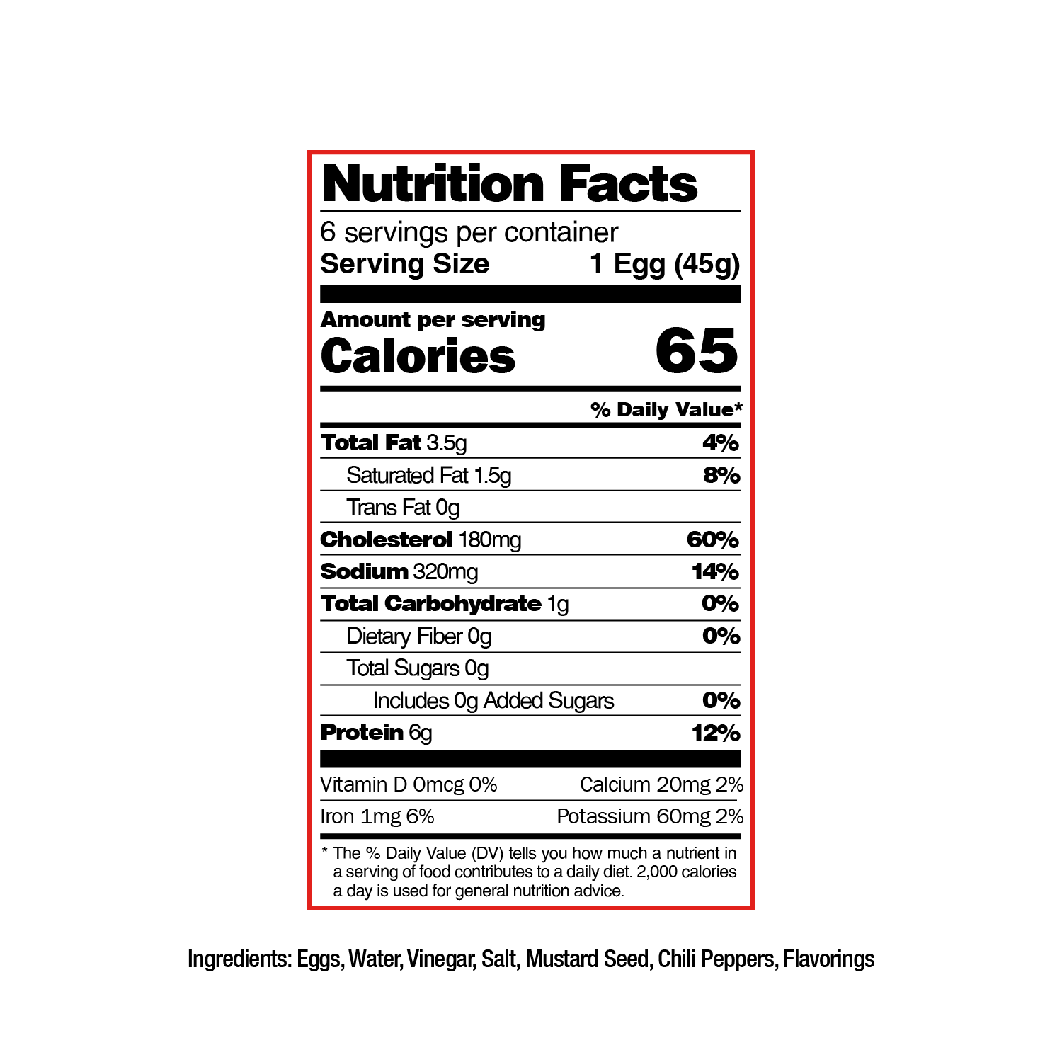 Pork King Good - Wholesale Pickled Vegetables - Pork King Good Red Hot Pickled Eggs Pint1