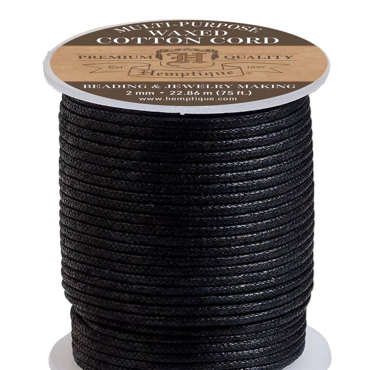 Hemptique – material para artesanato por atacado – Cordão de Algodão Encerado 0,5mm / 1mm / 2mm7