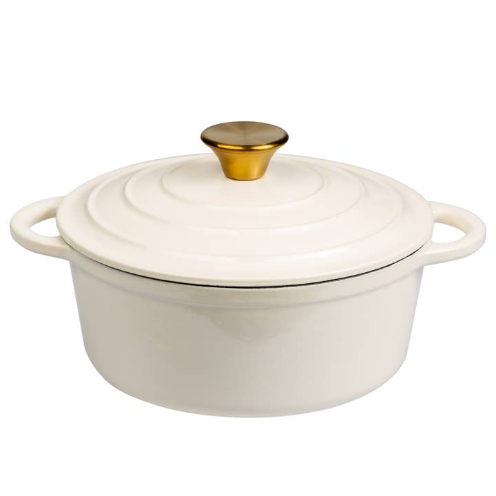 Lexi Home - Wholesale Cooking Pot - Enameled Cast Iron Dutch Oven (2.8 Qt, 3.5 Qt, 5 Qt, 6 Qt)