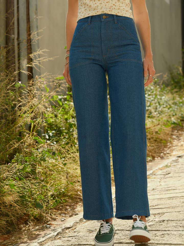 Denim Indaco Pantaloni da pittore in vendita all'ingrosso su Faire11