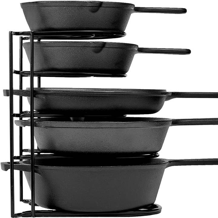 Cuisinel Pan Rack – 12.2" 5 Tier, 50 LB Steel Organizer for wholesale by cuisinel