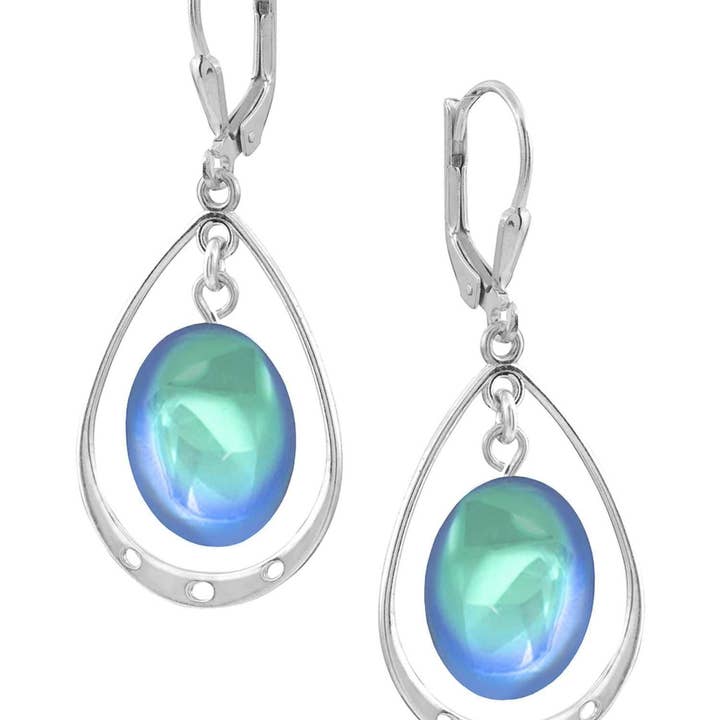 LeightWorks - Vente Boucles d'oreilles pendantes - Boucles d'oreilles ovales avec boucle4