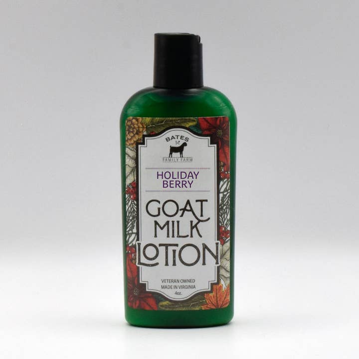 4oz Lotion, Holiday Berry for wholesale by Bates Family Farm