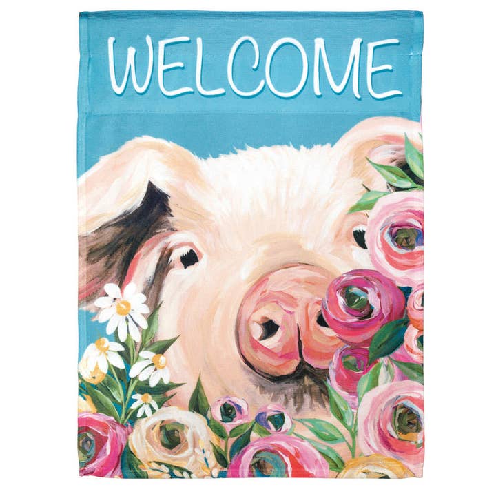 Welcome Pig Floral for wholesale by Magnolia