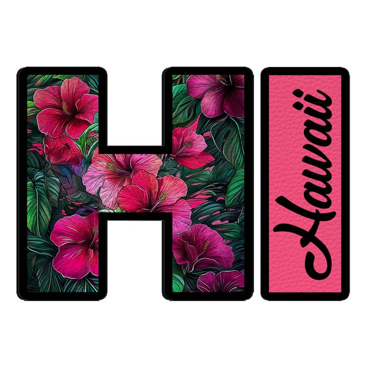 Faux Leather State Sticker #8 for wholesale by Stick‘emUp 4Lyfe