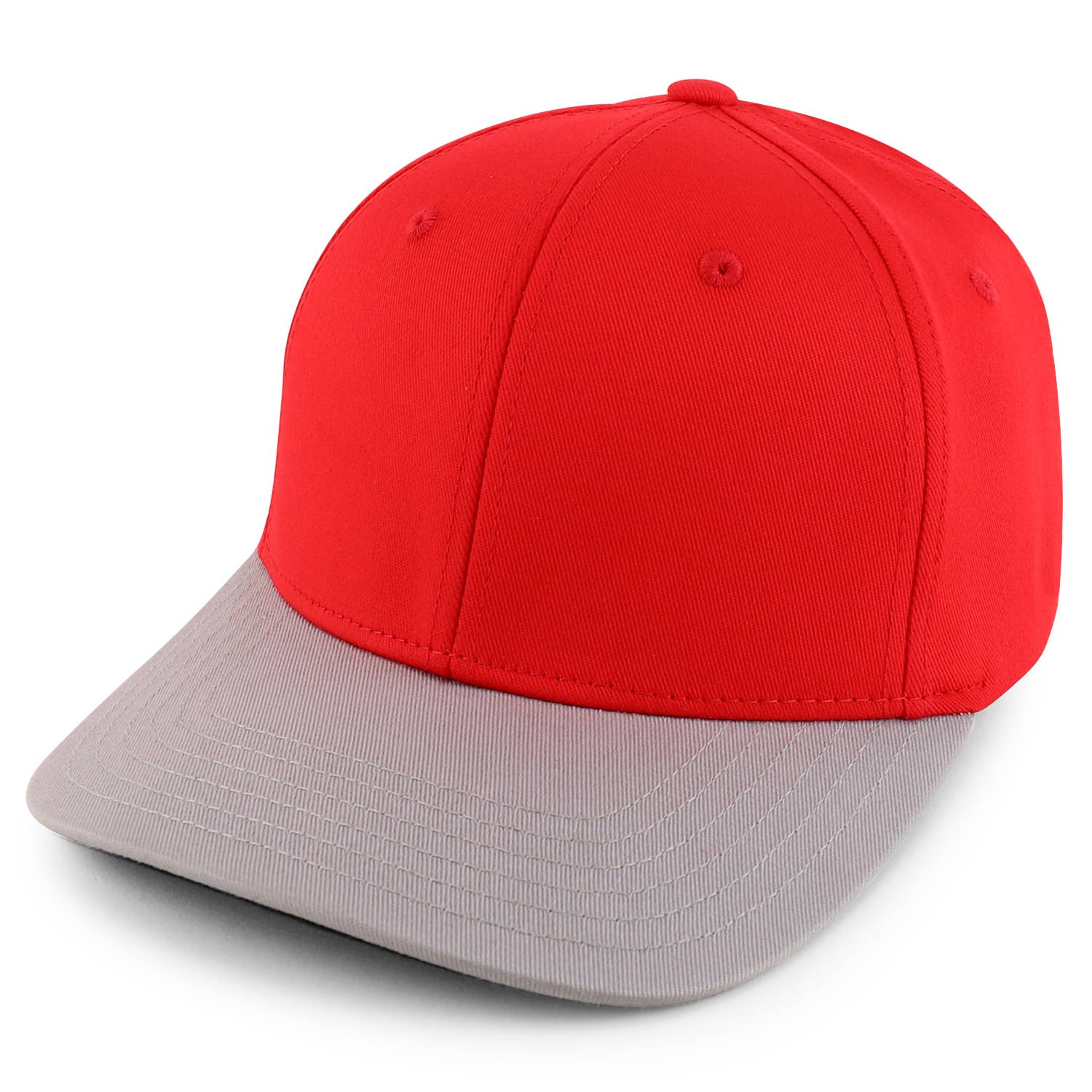 Trendy Apparel Shop - Venta al por mayor Gorra de béisbol - Unisex - Gorra de béisbol extragrande XXL de algodón estructurado en dos tonos12