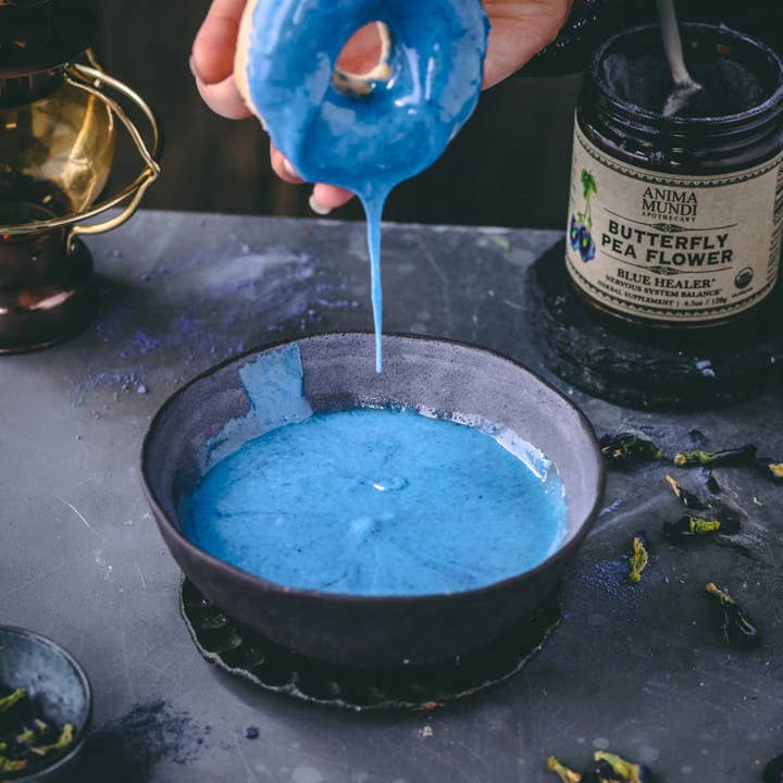 Anima Mundi Apothecary - Wholesale Health/Detox Tea - BUTTERFLY PEA FLOWER Powder | Blue Harmonizer*3