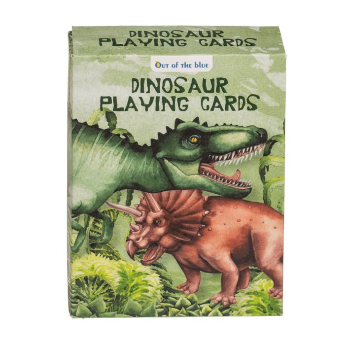 Out of the blue KG - Wholesale Playing Cards - Playing cards, Dinosaur, approx. 5,7 x 8,7 cm,2