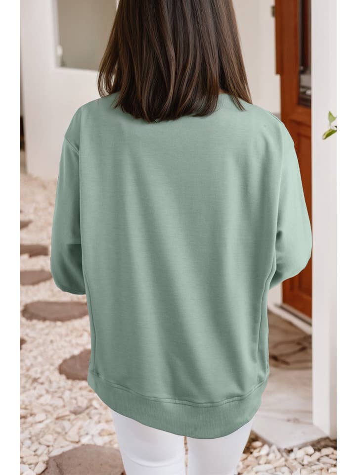 Little Daisy Closet - Wholesale Blouse - Women's - LDC Floral Patched Half Sleeve Tunic Top