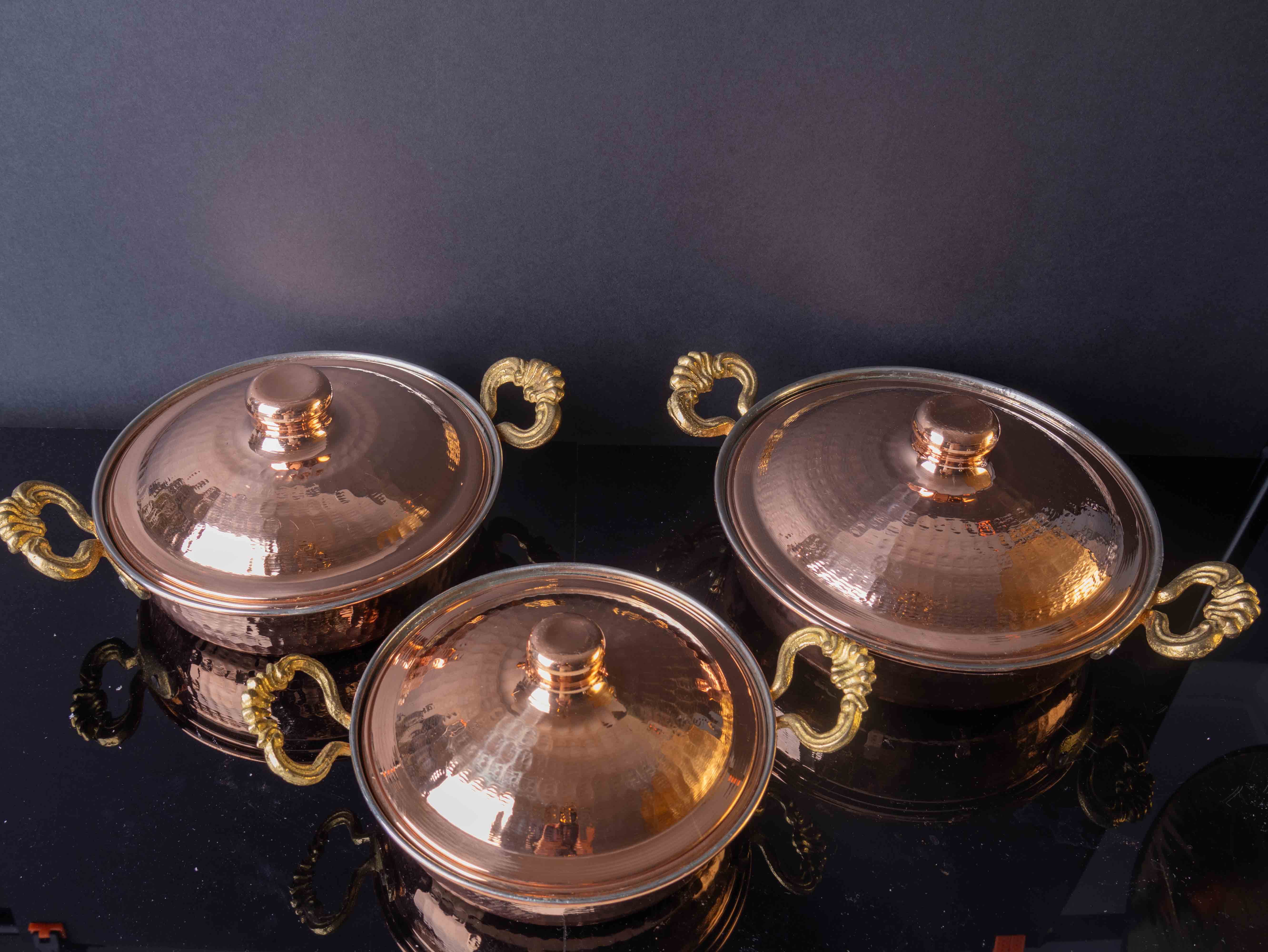 Kayrana - Wholesale Cookware Set - Handmade copper pan set1