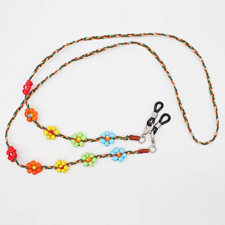 Handmade beaded face mask holder/eyeglasses holder/necklace for wholesale by Atlas Goods By Your Needs Company