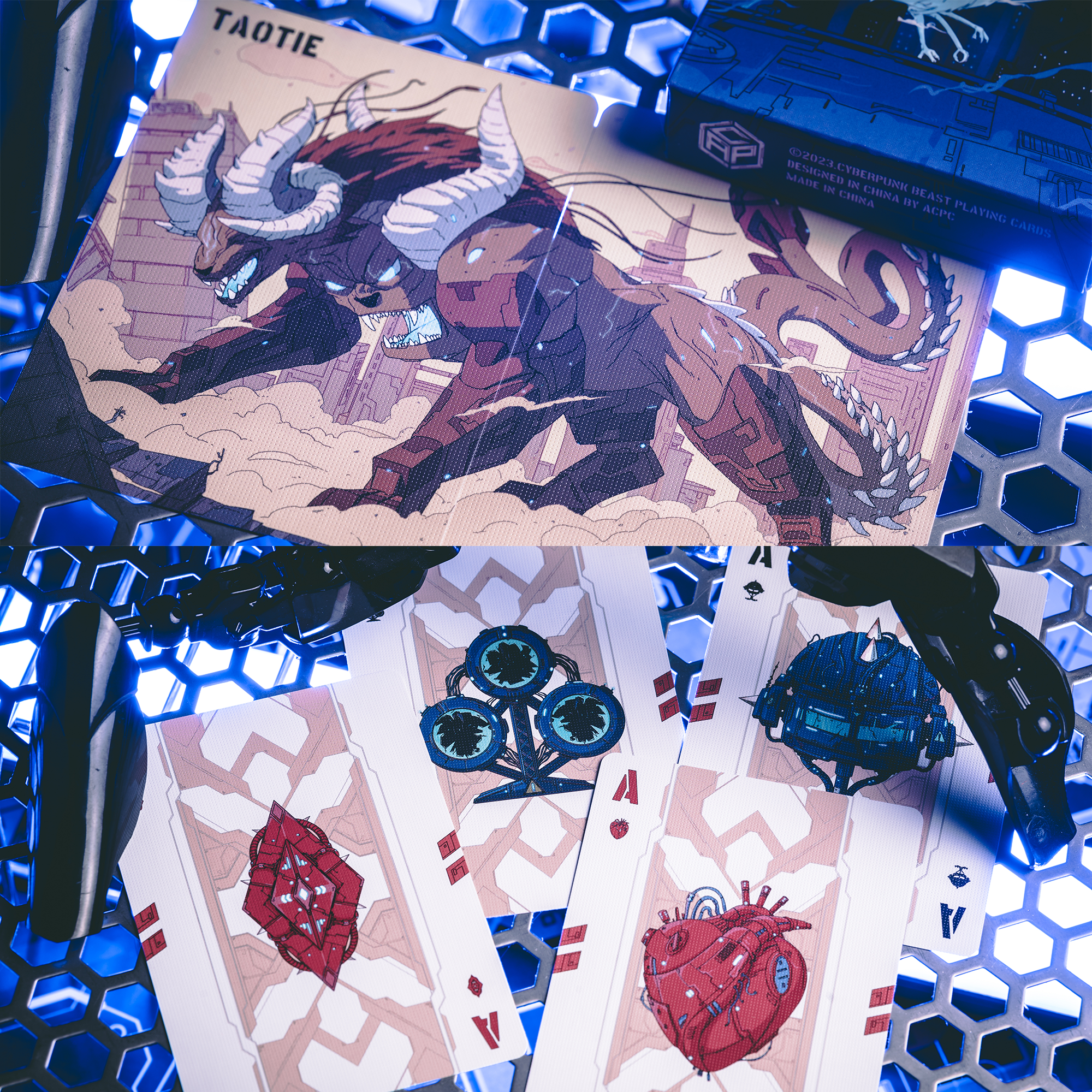 Vermilion Collection - Wholesale Playing cards - Cyberpunk Mythos Playing Cards29