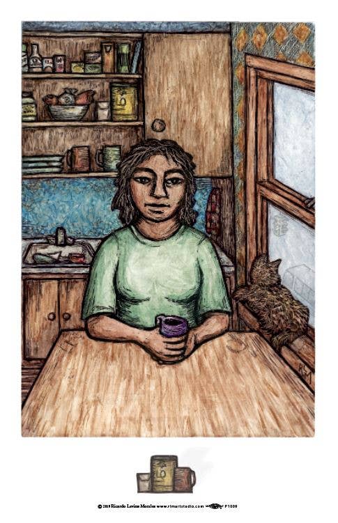 Ricardo Levins Morales Art Studio - Wholesale Poster - Kitchen Table (Poster)