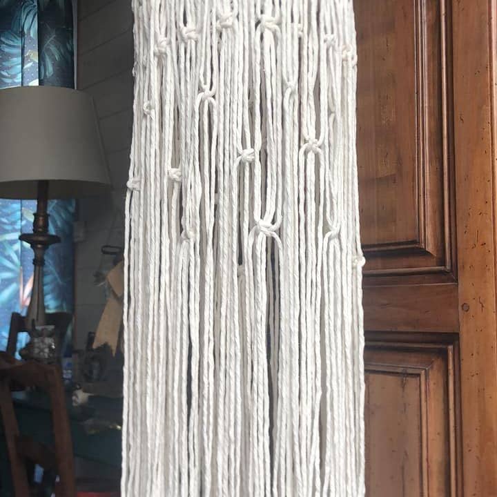 Lámpara colgante de macramé con bombillas a batería para venta al por mayor de Swanell