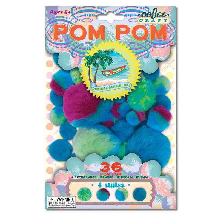 Tropical Sea Pom Pom for wholesale by eeBoo