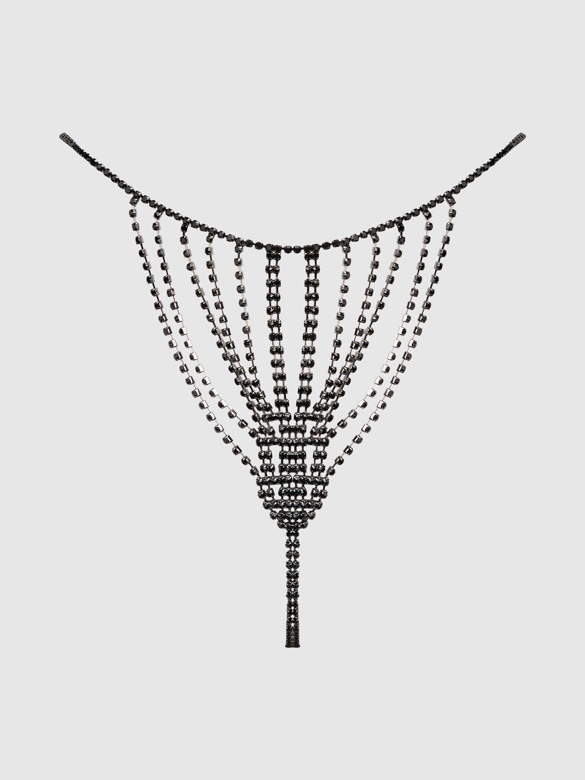 House of Desire - Wholesale Sieradenset - VERTICALE STRING MET STRASS7