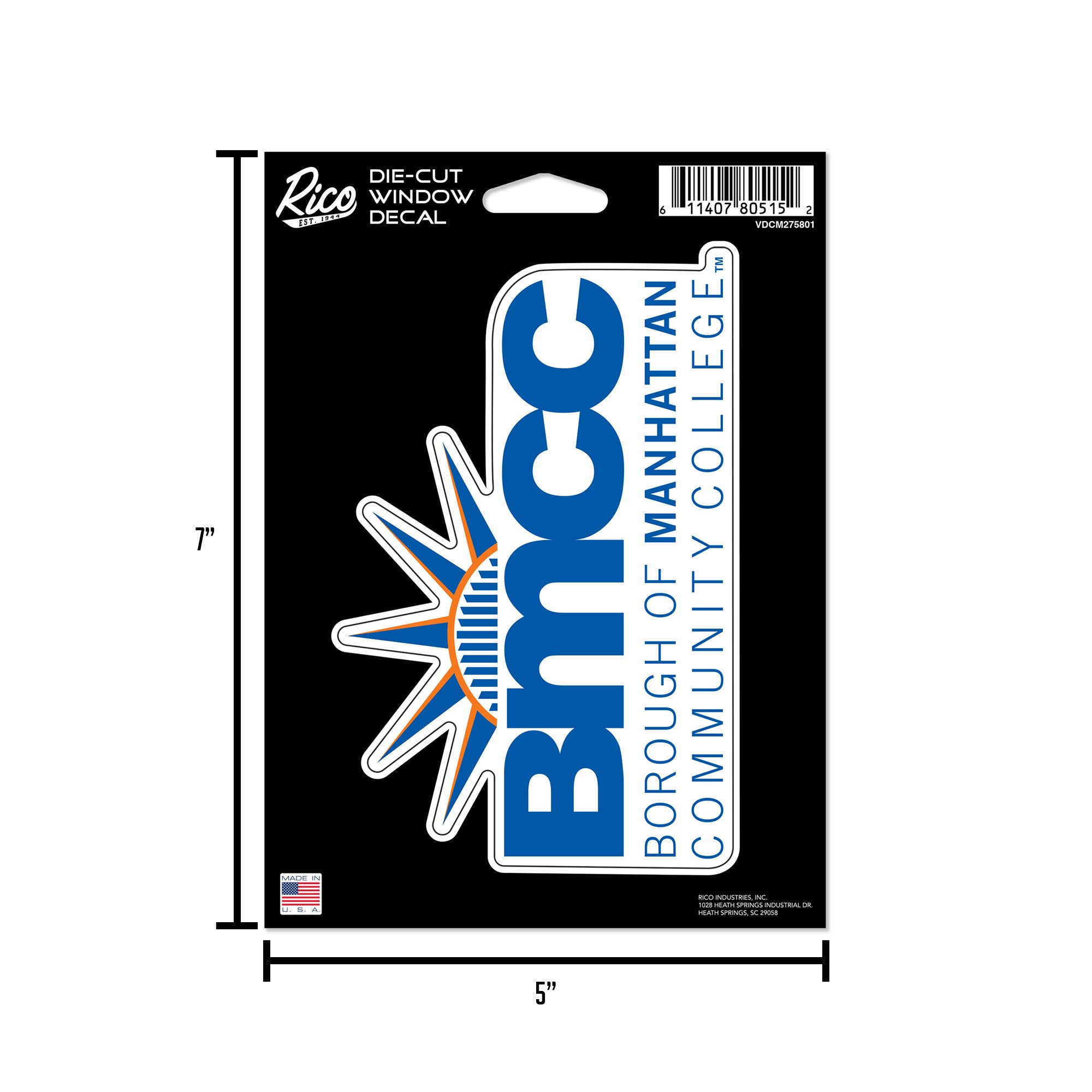 Rico Industries - Vente Breloque décorative pour voiture – unisexe - NCAA BMCC Panthers Autocollant Découpé Moyen5