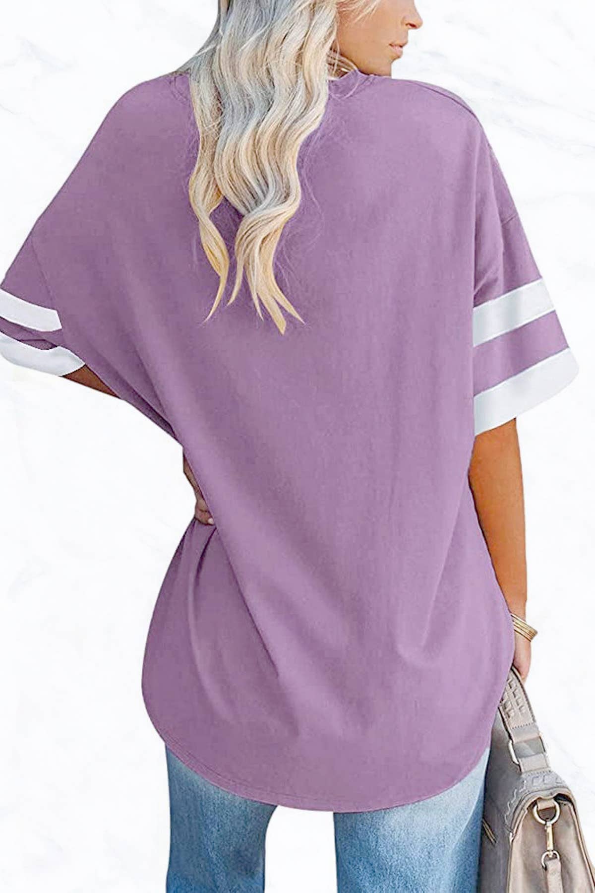 Suzie Q USA - Vente Tunique – femme - Tunique en coton col V à manches mi-longues23