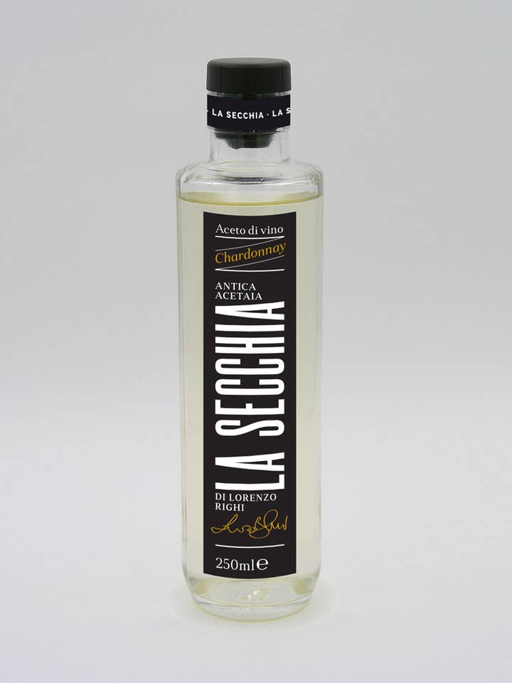 Chardonnay WINE VINEGAR for wholesale by La Secchia Antica Acetaia online
