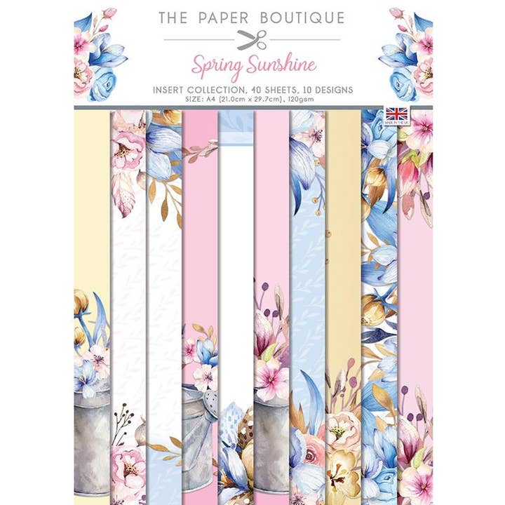 Ecstasy Crafts Distributing - Wholesale Craft Supplies - The Paper Boutique Spring Sunshine Insert Collection