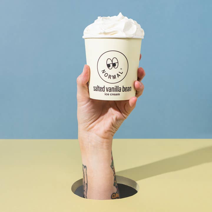 normal® ice cream – wholesale Ice cream/sorbet – salted vanilla bean ice cream1