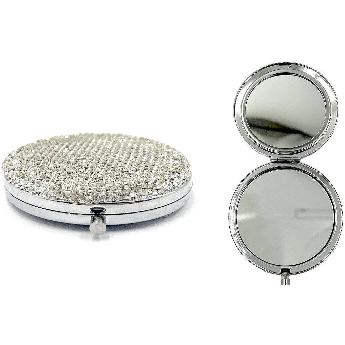 Diacly - Wholesale Compact Mirror - Dazzling Rhinestone Case Makeup Handheld Mirror2