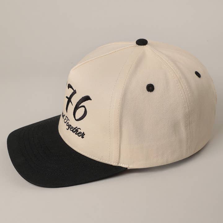 Fashion City - Vente Casquette de camionneur – unisexe - Casquette Trucker Bicolore 1776 We Stand Together2