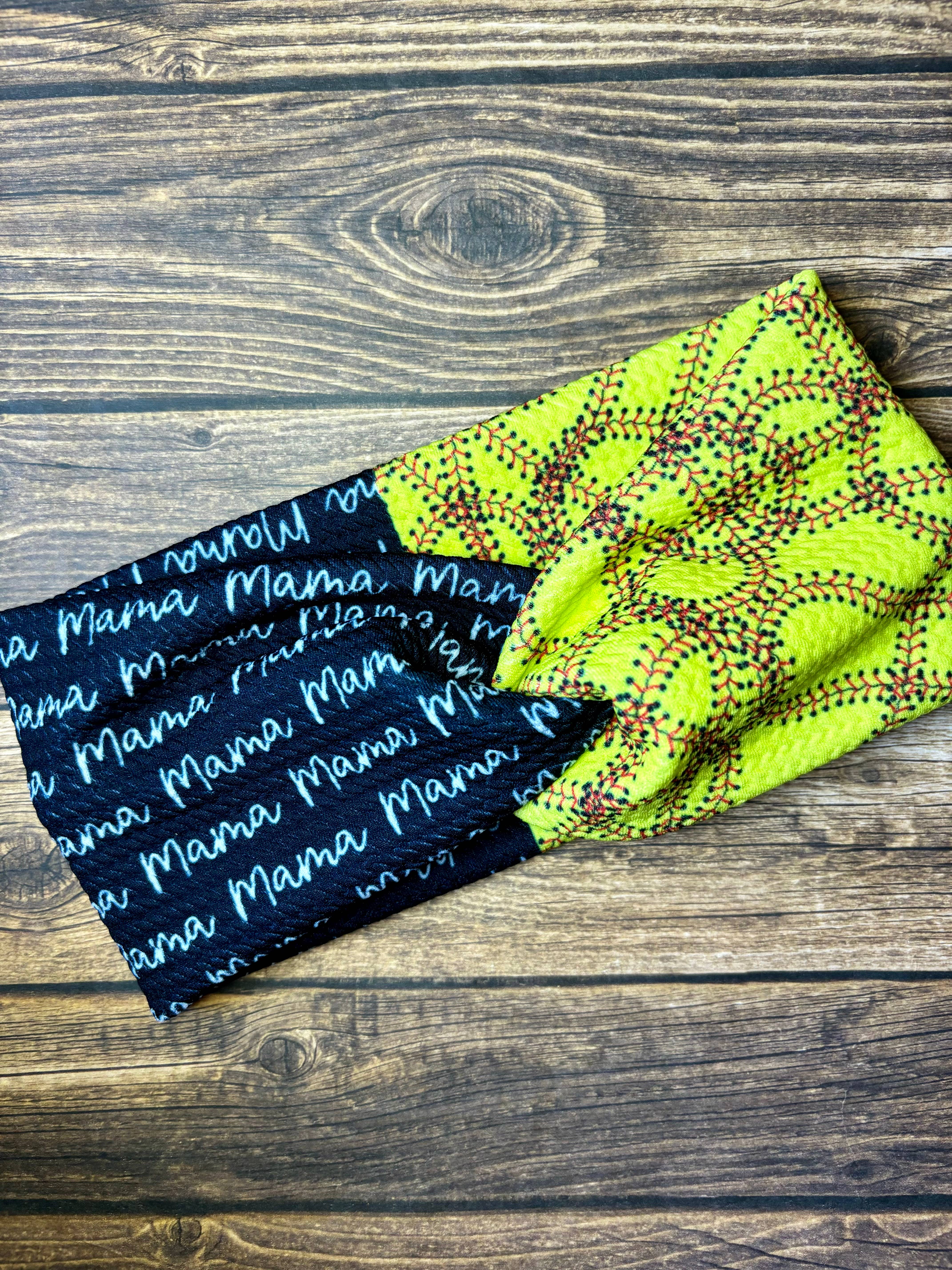 South Coast Sewn – wholesale Fashion headband – women's – Softball Mom Headband1