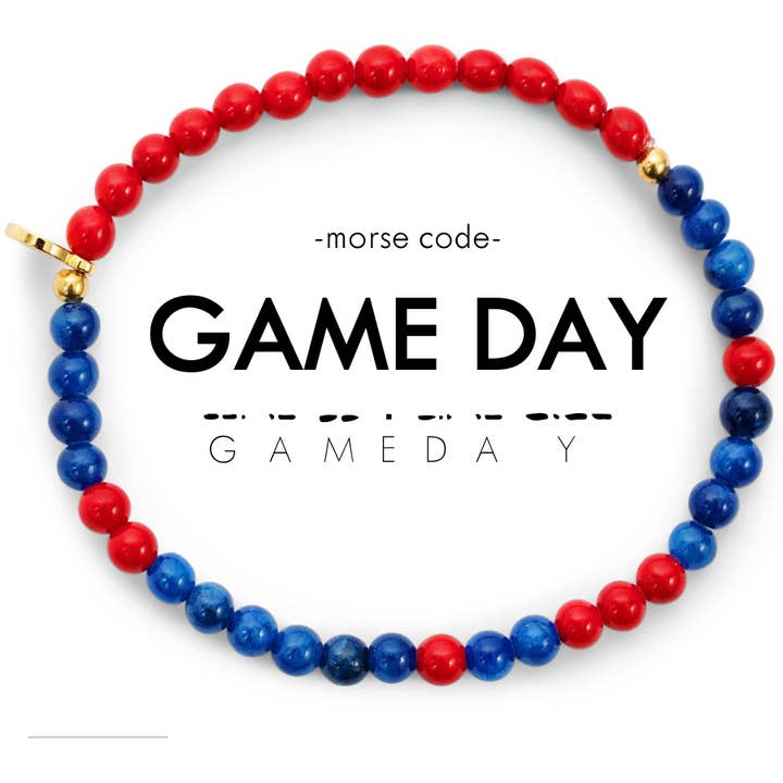 ETHICGOODS - Wholesale Beaded Bracelet - Morse Code Bracelet | GAME DAY9