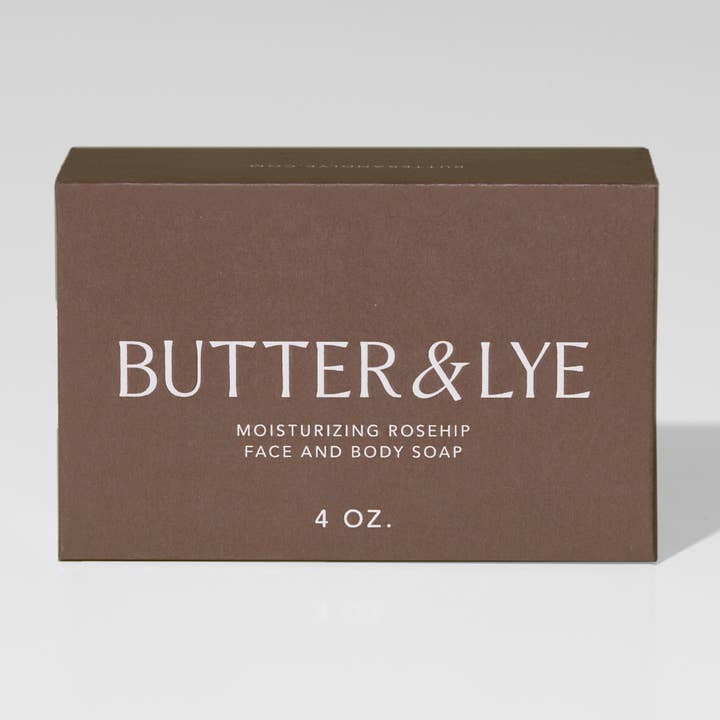 Moisturizing Rosehip Face and Body Soap for wholesale by Butter & Lye
