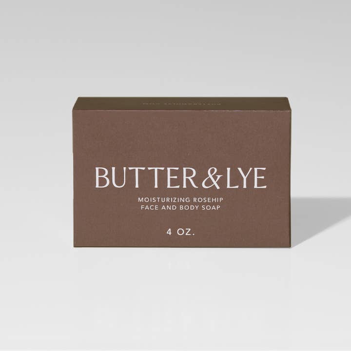 Moisturizing Rosehip Face and Body Soap for wholesale by Butter & Lye