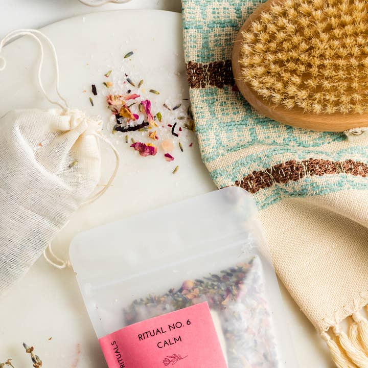 Wildflower Rituals - Venta al por mayor Gel/espuma de baño - Ritual Nº 6 Té de Baño Botánico Calmante - Lavanda Rosa0