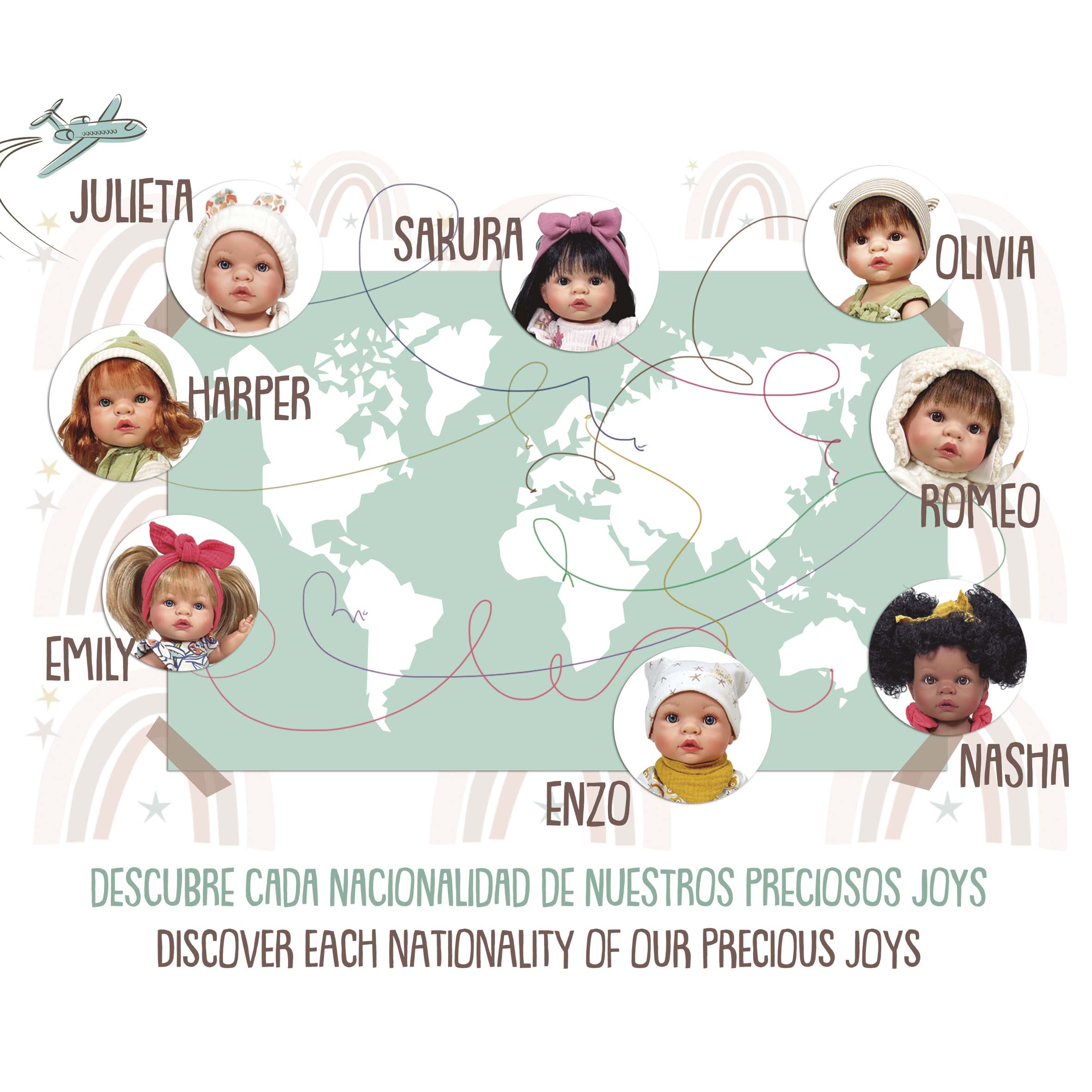 Dolls and Accessories - Wholesale Doll – Kids - Handmade Collectible Joy Collection Harper Baby Doll by Nines D'Onil24