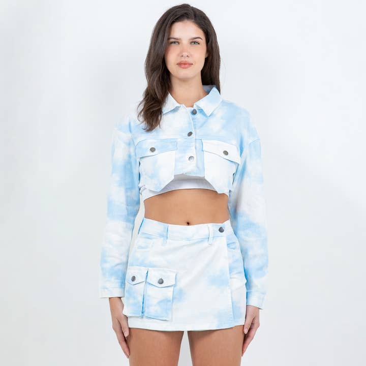 PLUS SIZE BATIK-KURZJACKEN-RJK10442P für den Großhandel von American Bazi