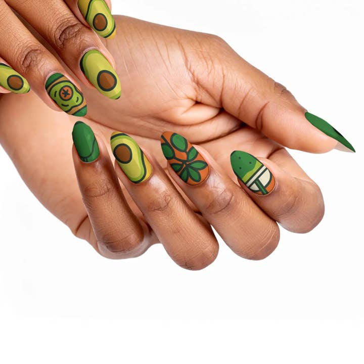 FYNE BODY - Wholesale Press-on/fake nails - Avocado Vibe Blast Avocado Press-On Nails17