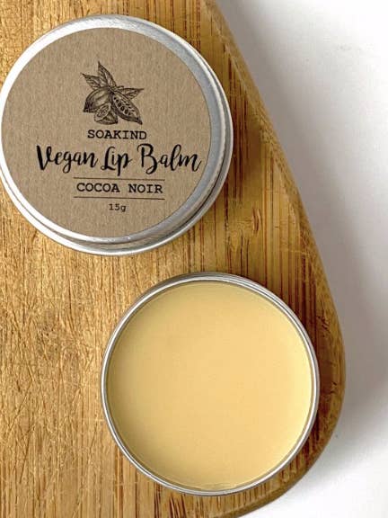 Vegan Lip Balm - Cocoa Noir - Set of 10 for wholesale by Soakind