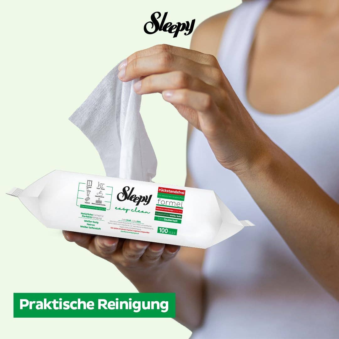 sleepy - Wholesale All-Purpose Cleaning Wipes - Sleepy Easy Clean Bicarbonate Wipe Plant Soap5