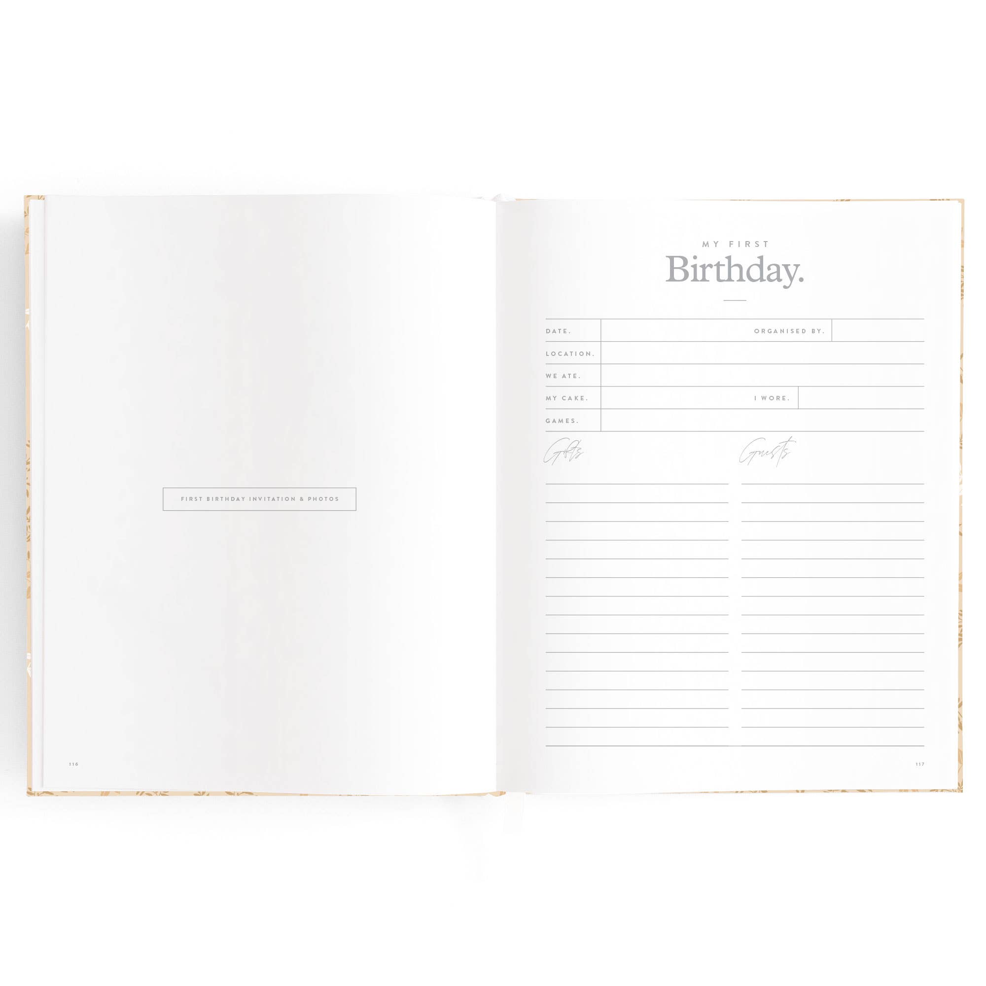 Fox & Fallow - Wholesale Memory Book - Kids & Baby - Baby Book Cedarwood9