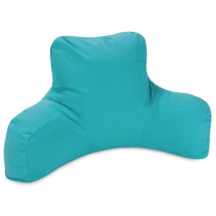 Majestic Home Goods Teal Solid Reading Pillow for wholesale by Majestic Home Goods