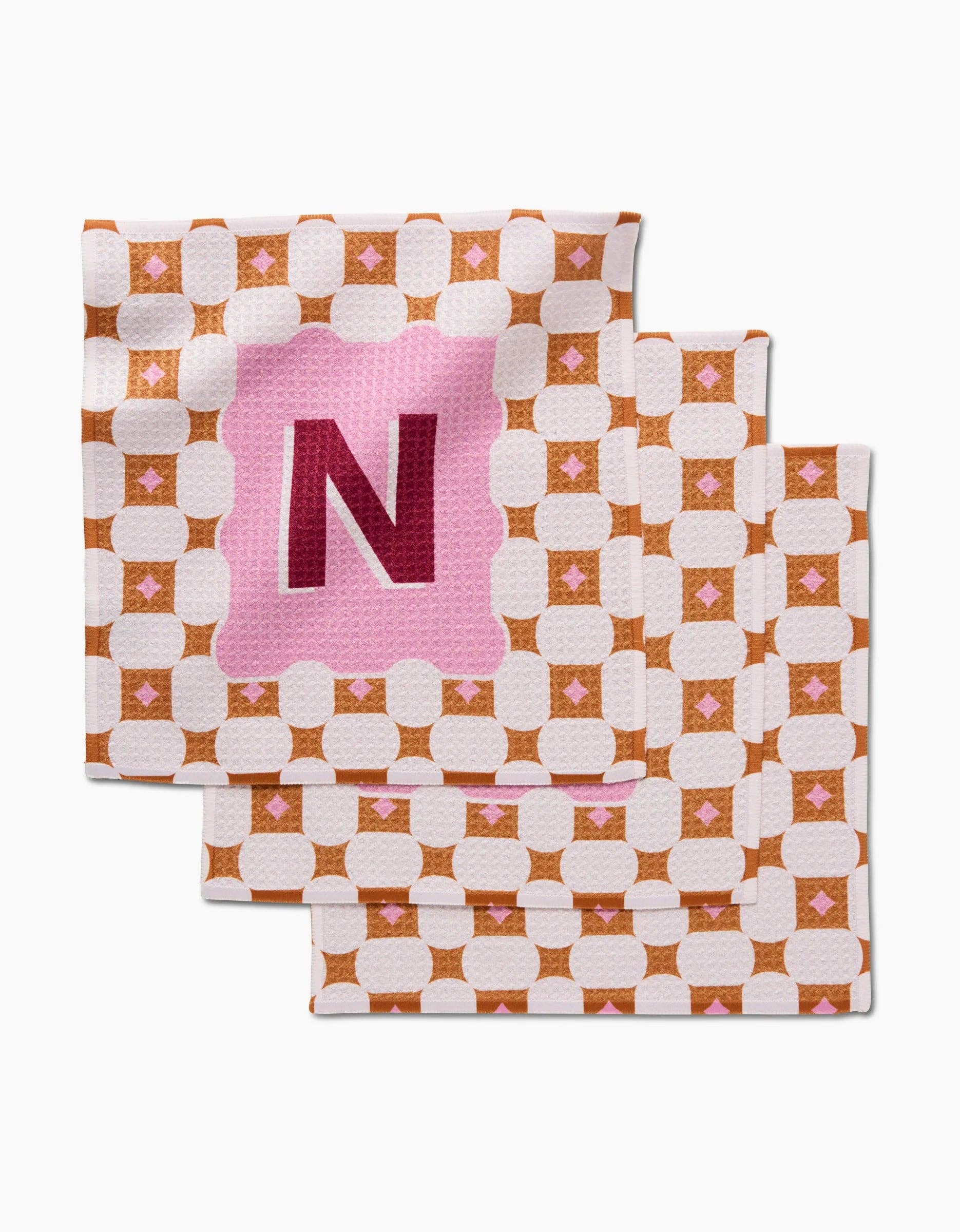 Geometry – toalha de cozinha por atacado – Azulejo com Monograma de Geometria16