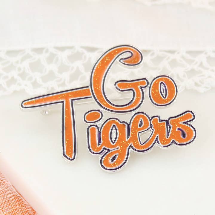 Clemson Go Tigers - Pin con lema para venta al por mayor de Seasons Jewelry
