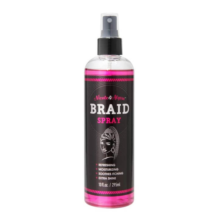 KT Supply - Wholesale Hair Spray - Nicole & Alyssa Hair Braid Spray, 10 Oz