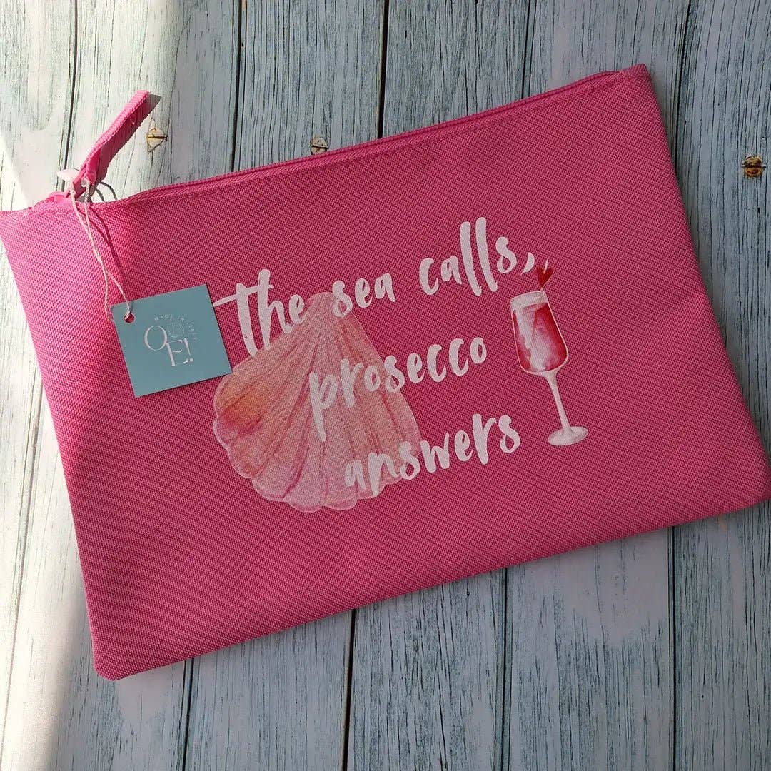 OE! - Wholesale Pouch - Women's - The sea calls, prosecco answers - Pochette1